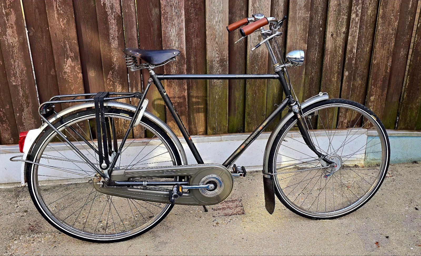 Gazelle Oldtimer Solide Herenfiets - Klassiek en Degelijk, Fietsen en Brommers, Ophalen, Trommelrem, Gazelle