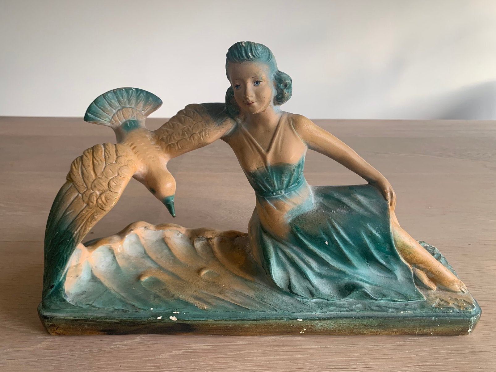 Arnova art deco schouwbeeld, Antiek en Kunst, Ophalen
