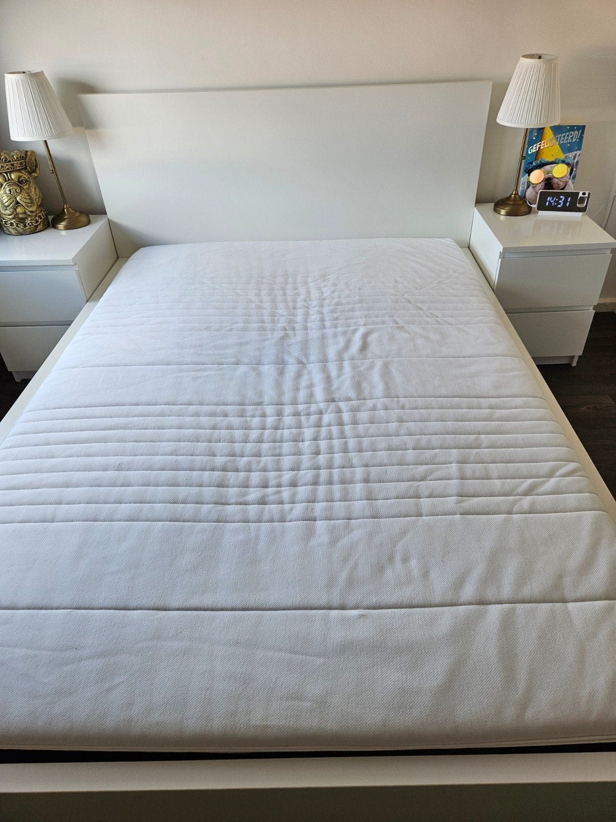 Tussoy topper Ikea, Ophalen, Gebruikt, Tweepersoons, 140 cm