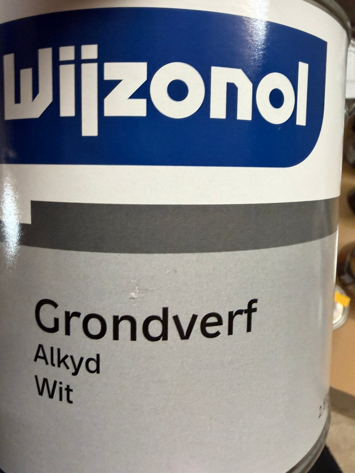 Wijzonol witte synthetische grondlak 2,5liter, Wit, Nieuw, Ophalen of Verzenden, Lak