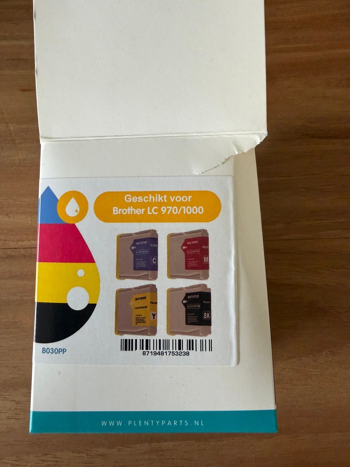 Nieuwe cartridges van plantyparts voor Brother LC 970/1000, Ophalen of Verzenden, Nieuw, Cartridge, Brother