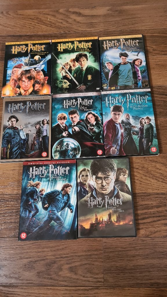 Harry Potter DVD's - Amerikaanse Regio 1 (regiovrije speler), Ophalen of Verzenden, Zo goed als nieuw, Overige typen