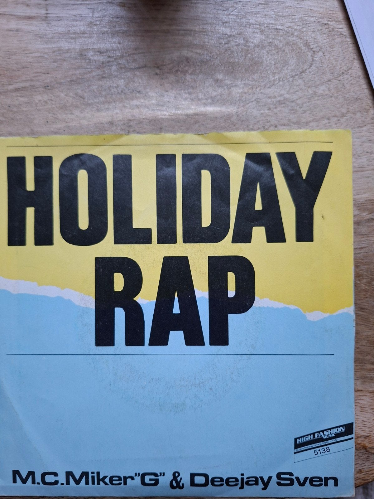 M.C. Miker "G" & Deejay Sven - Holiday Rap (Vinyl Single), Cd's en Dvd's, Gebruikt, 7 inch, Ophalen of Verzenden, EP