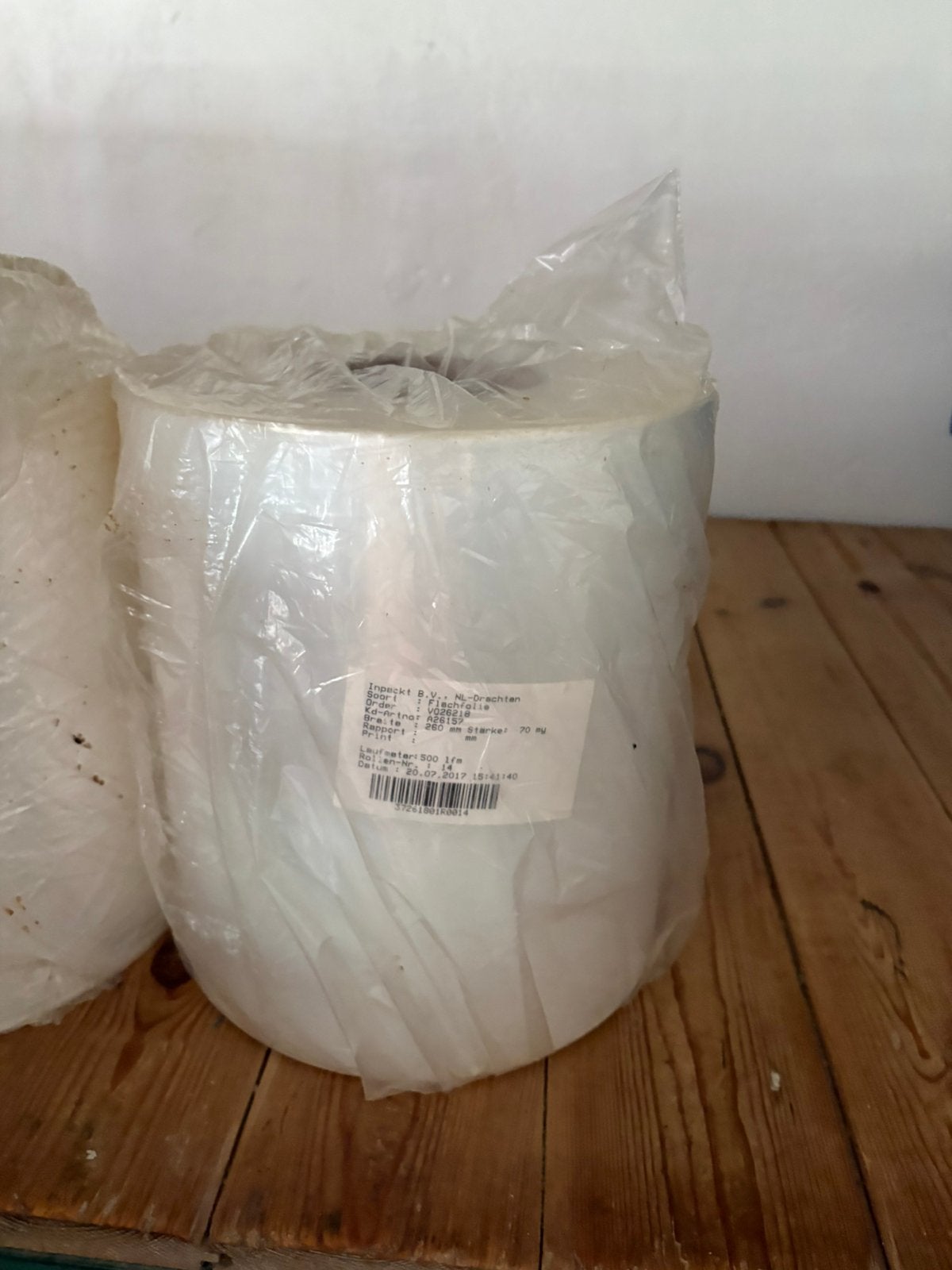 Flachfolie/vlakfolie voor inpakmachine, Ophalen, Zo goed als nieuw