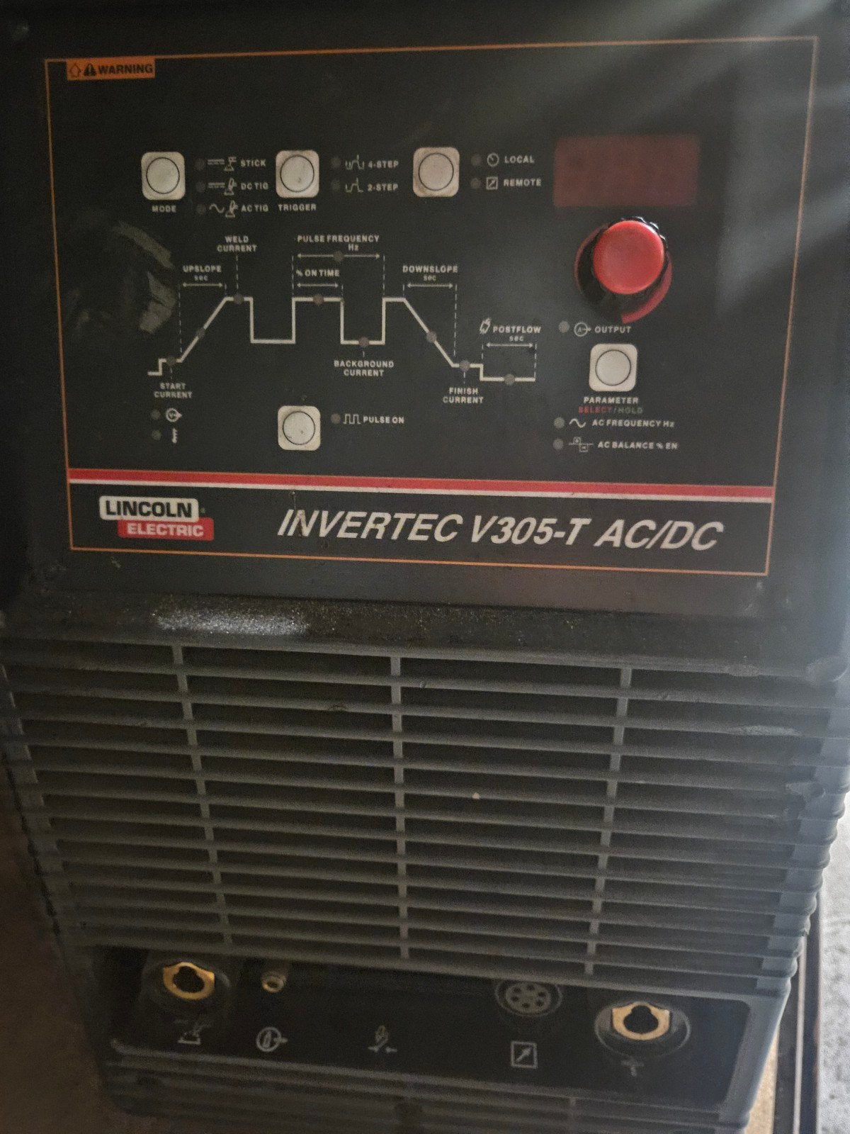 Lincoln Electric Invertec V305-T AC/DC Lasapparaat, Ophalen of Verzenden, Gebruikt, 250 ampère of meer, Tig
