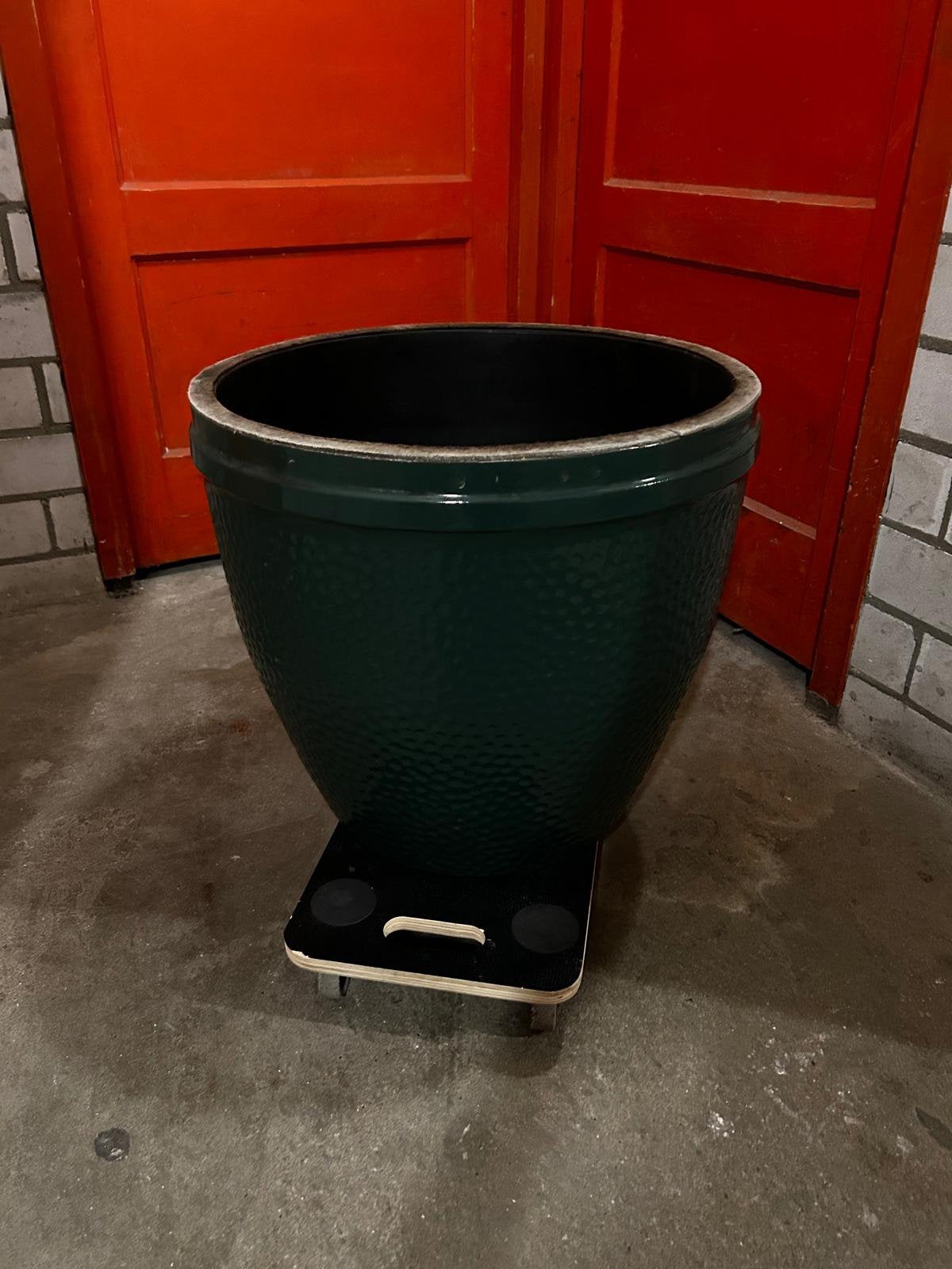 Big Green Egg Base Large gebruikt, Ophalen of Verzenden, Zo goed als nieuw