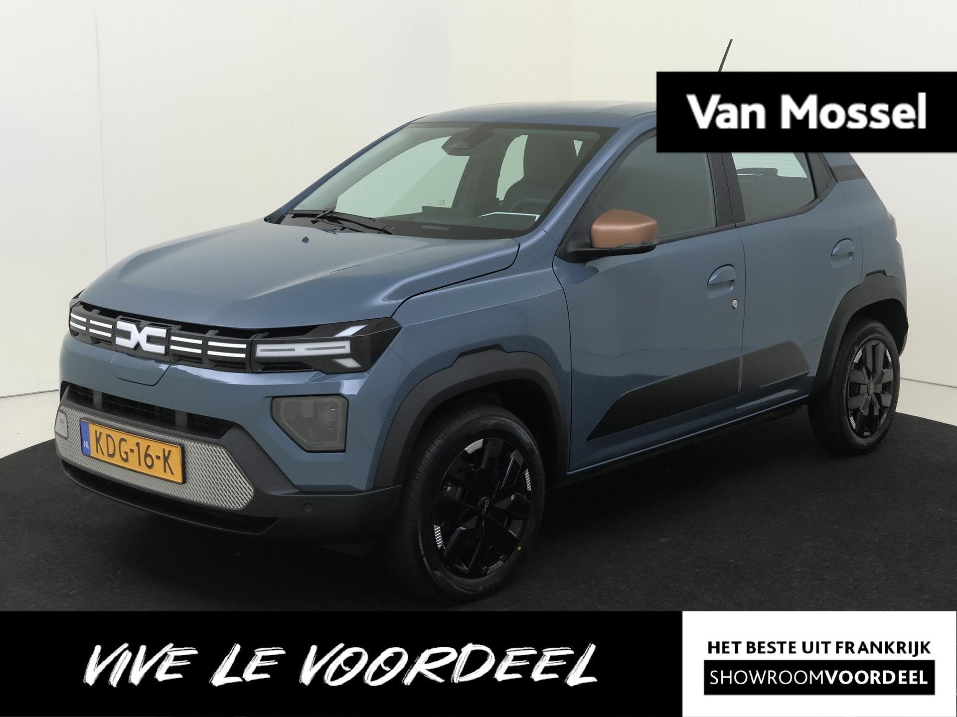 Dacia Spring Expression 70 24.3 kWh Pack Citi | Pack Power |, Auto's, 970 kg, Stof, Origineel Nederlands, 270 min
