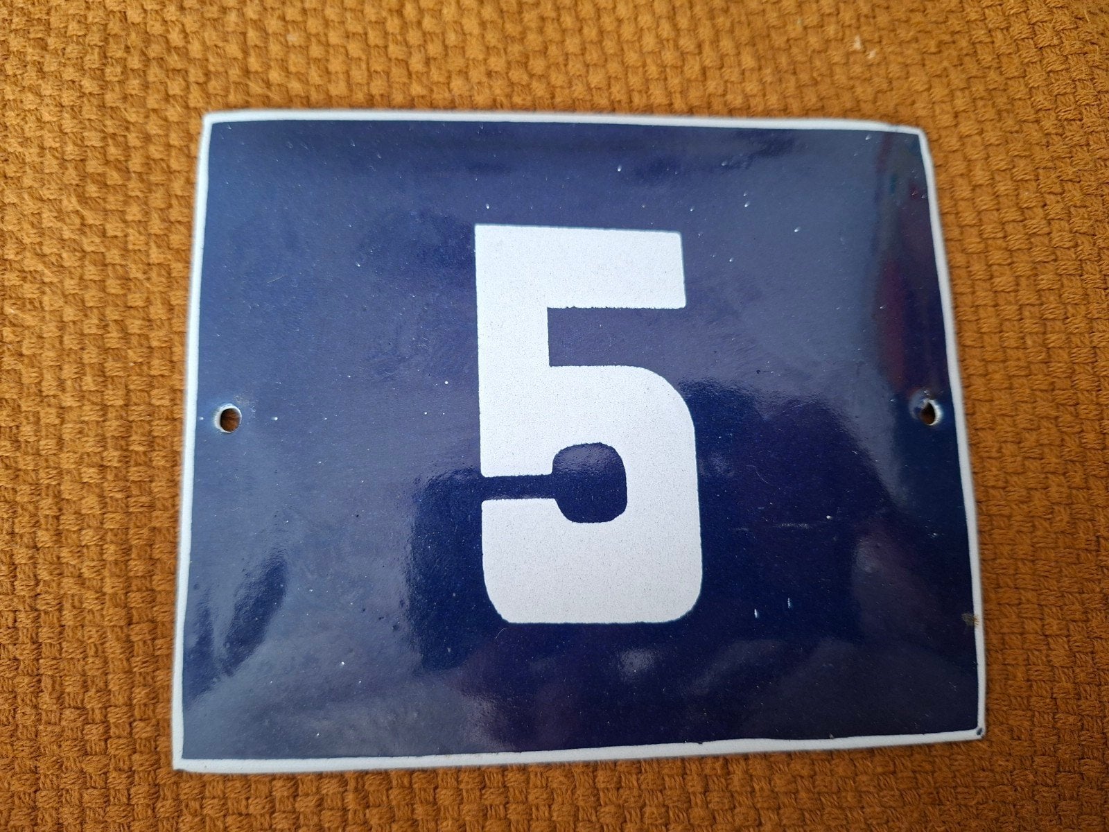 Emaille huisnummer 5, Verzenden