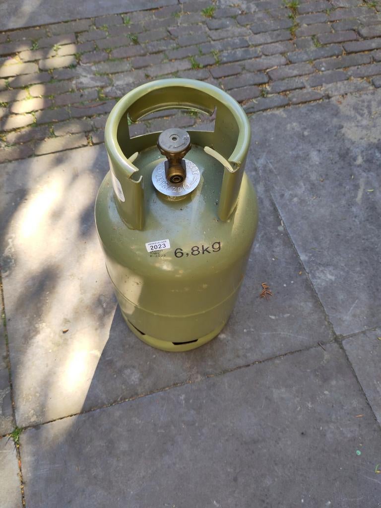 Braber propaan gasfles 6,8 kg - Leeg, Ophalen of Verzenden, Gebruikt, Braber