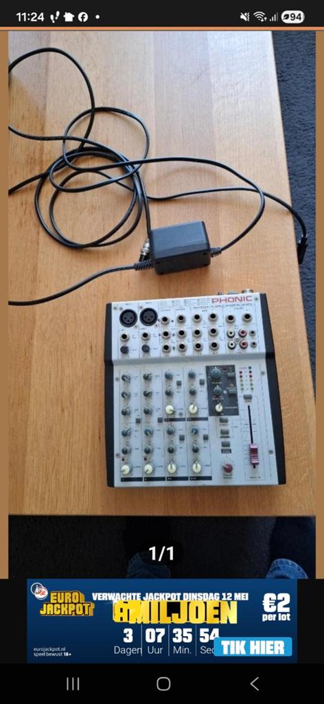 ≥ Phonic Mengpaneel - Compacte Mixer voor Audio — Mengpanelen — Marktplaats