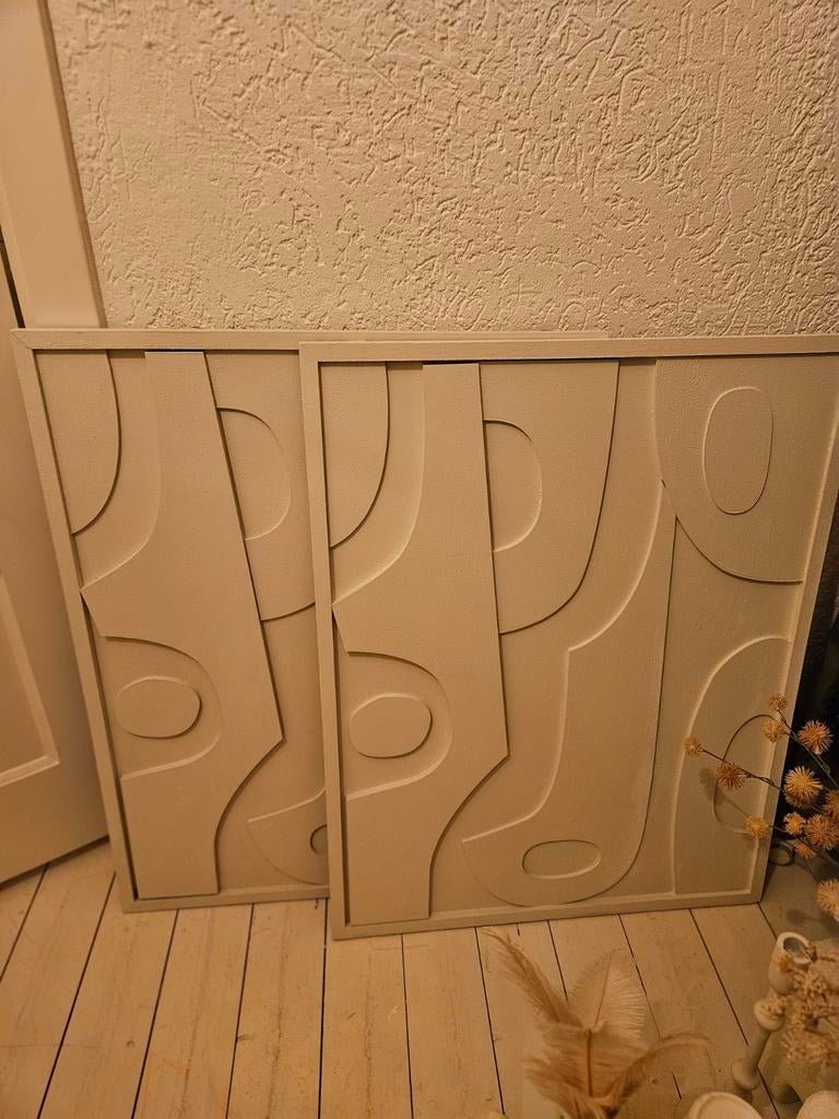 2 houten wandpanelen Karwei - Sandy Beach, Ophalen