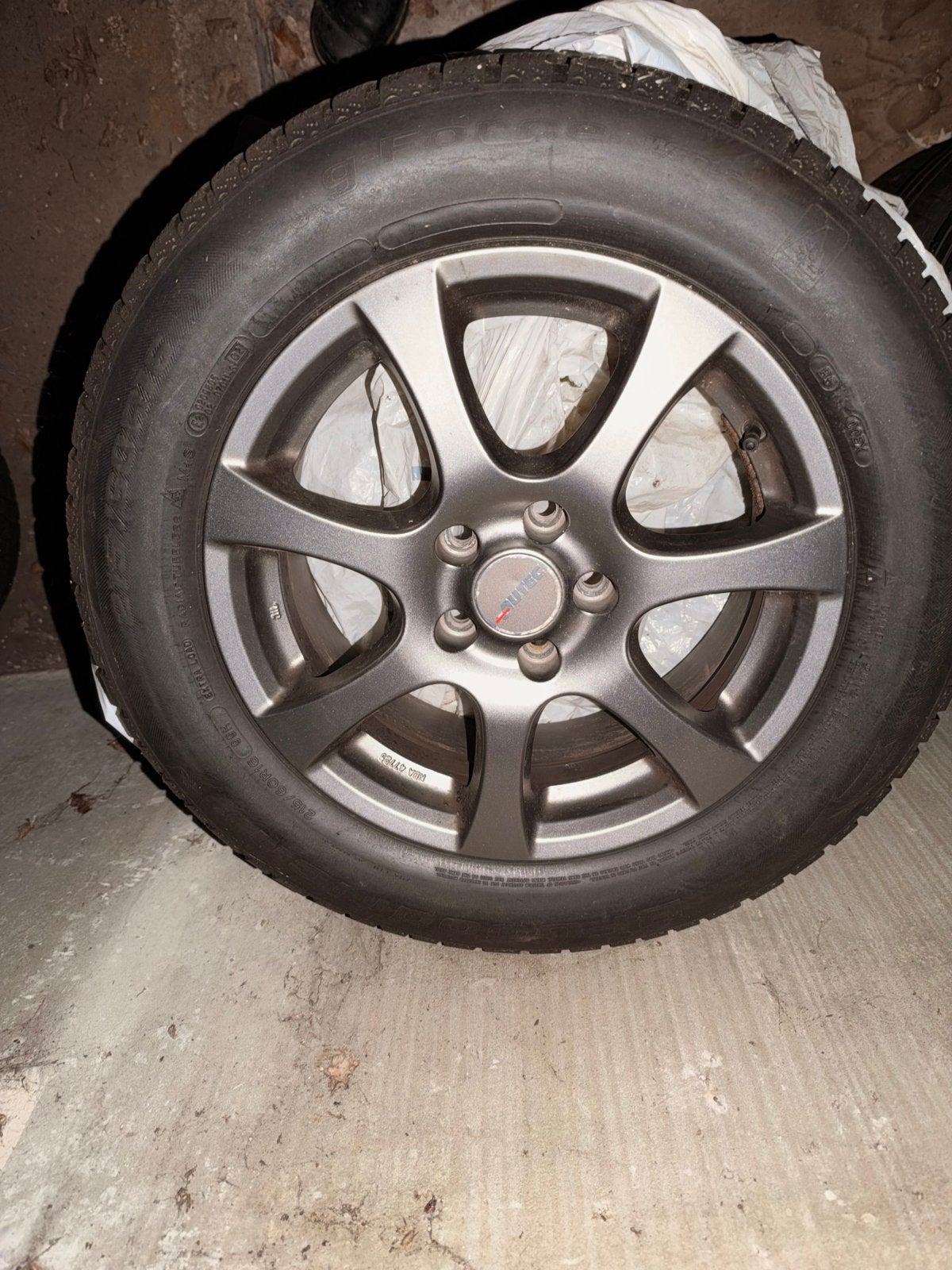 Wielset Ford S-Max 215/60R16 99H Winter, 16 inch, Banden en Velgen, Ophalen of Verzenden, All Season