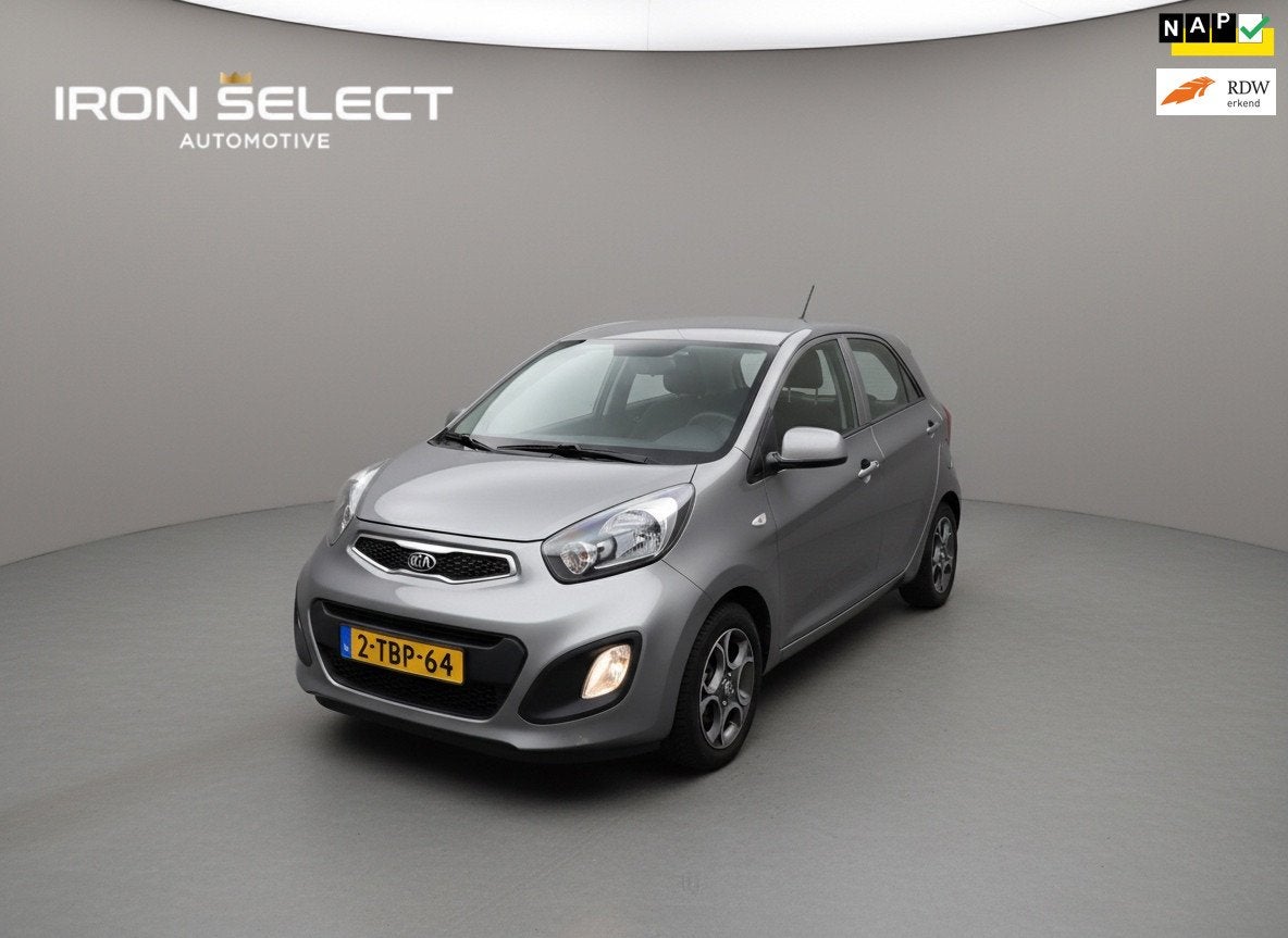 Kia Picanto 1.0 CVVT ISG Comfort 1E EIGENAAR NL AUTO, Auto's, Voorwielaandrijving, Euro 5, Gebruikt, 400 kg