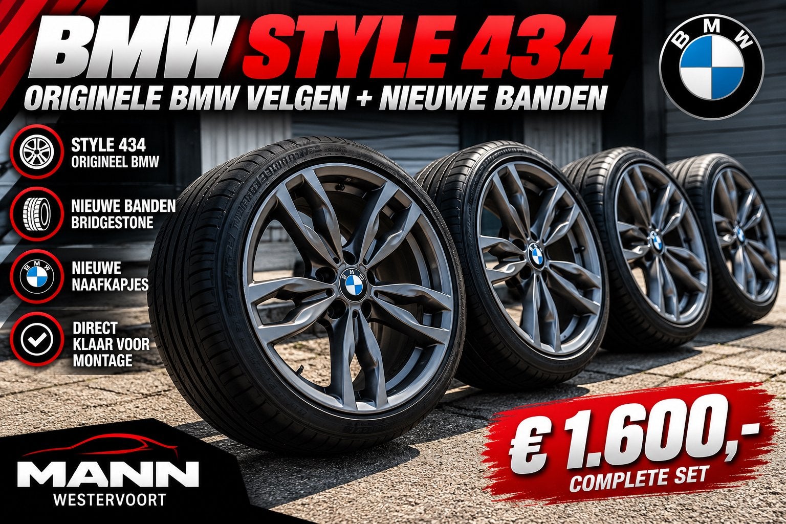 BMW F11 M550d Velgen breed-set 20 Inch incl. Nieuwe banden!!, Ophalen, Banden en Velgen, Personenwagen, 20 inch