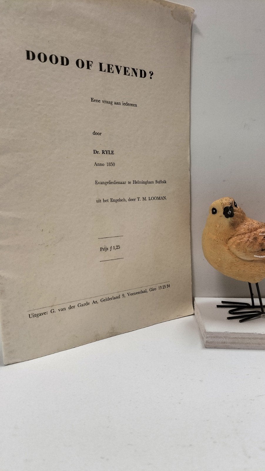 Ryle, Dr. J.C.; Dood of levend?, Ophalen of Verzenden, Gelezen, Christendom | Protestants