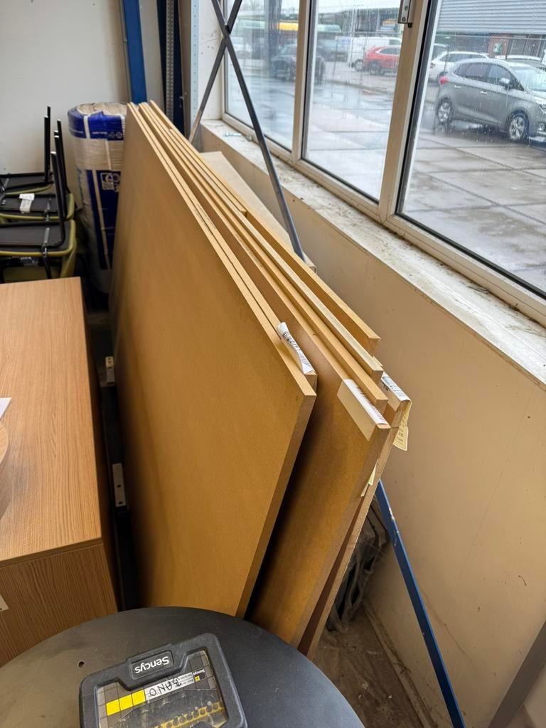 MDF PANELEN, Doe-het-zelf en Verbouw, Platen en Panelen, Ophalen, Zo goed als nieuw, Overige materialen, 20 tot 50 mm