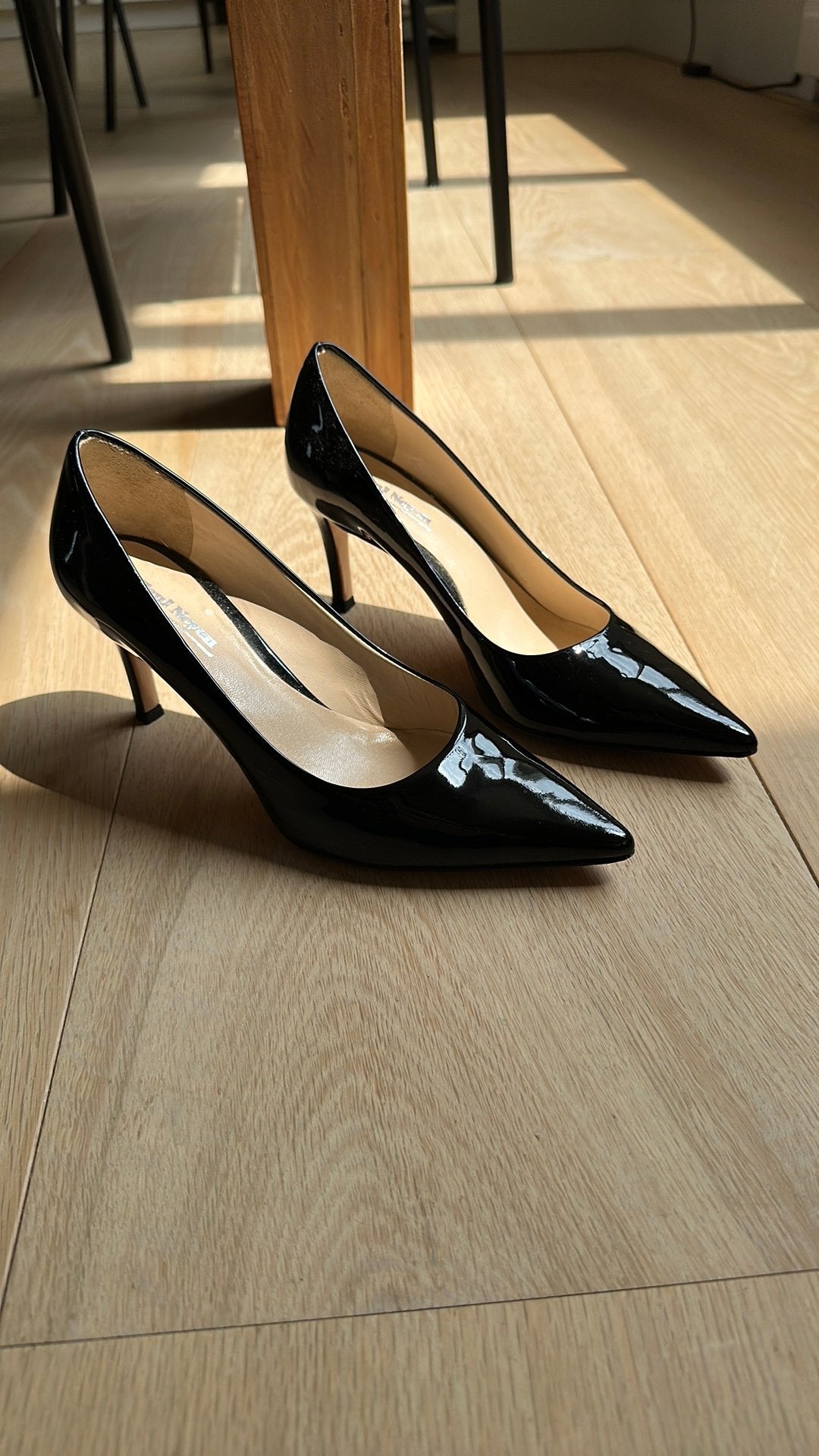 ZWARTE LAKPUMPS - PAUL NOYEN MT. 36 1/2, Kleding | Dames, Schoenen, Ophalen, Zo goed als nieuw, Zwart
