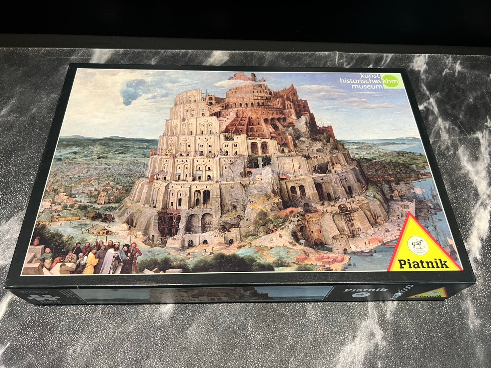 Piatnick Puzzel 1000 stukjes Brueghel Toren van Babel, Ophalen of Verzenden, Zo goed als nieuw