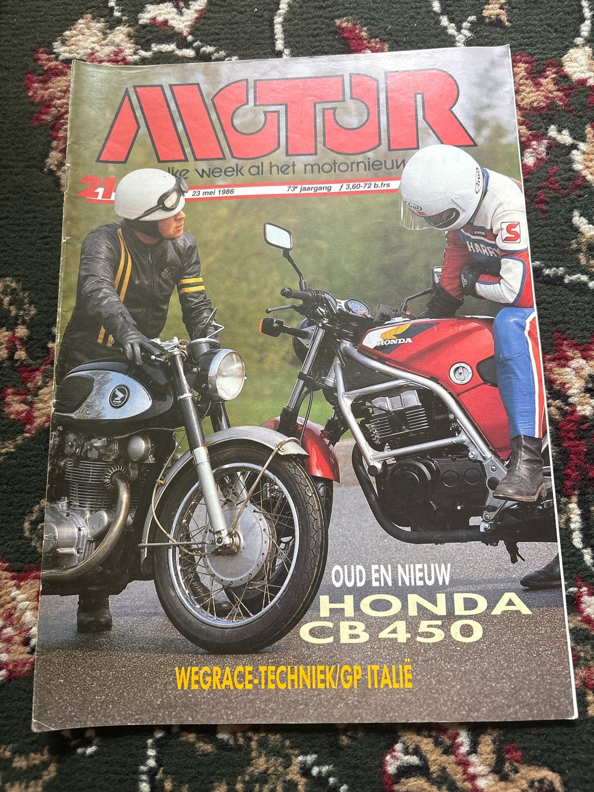 Motor Magazine 23 mei 1986 - Honda CB450, Ophalen of Verzenden, Gelezen, Algemeen