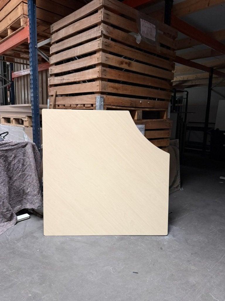50 x Trespa platen/panelen, ahorn blad, 120 x 120 cm.