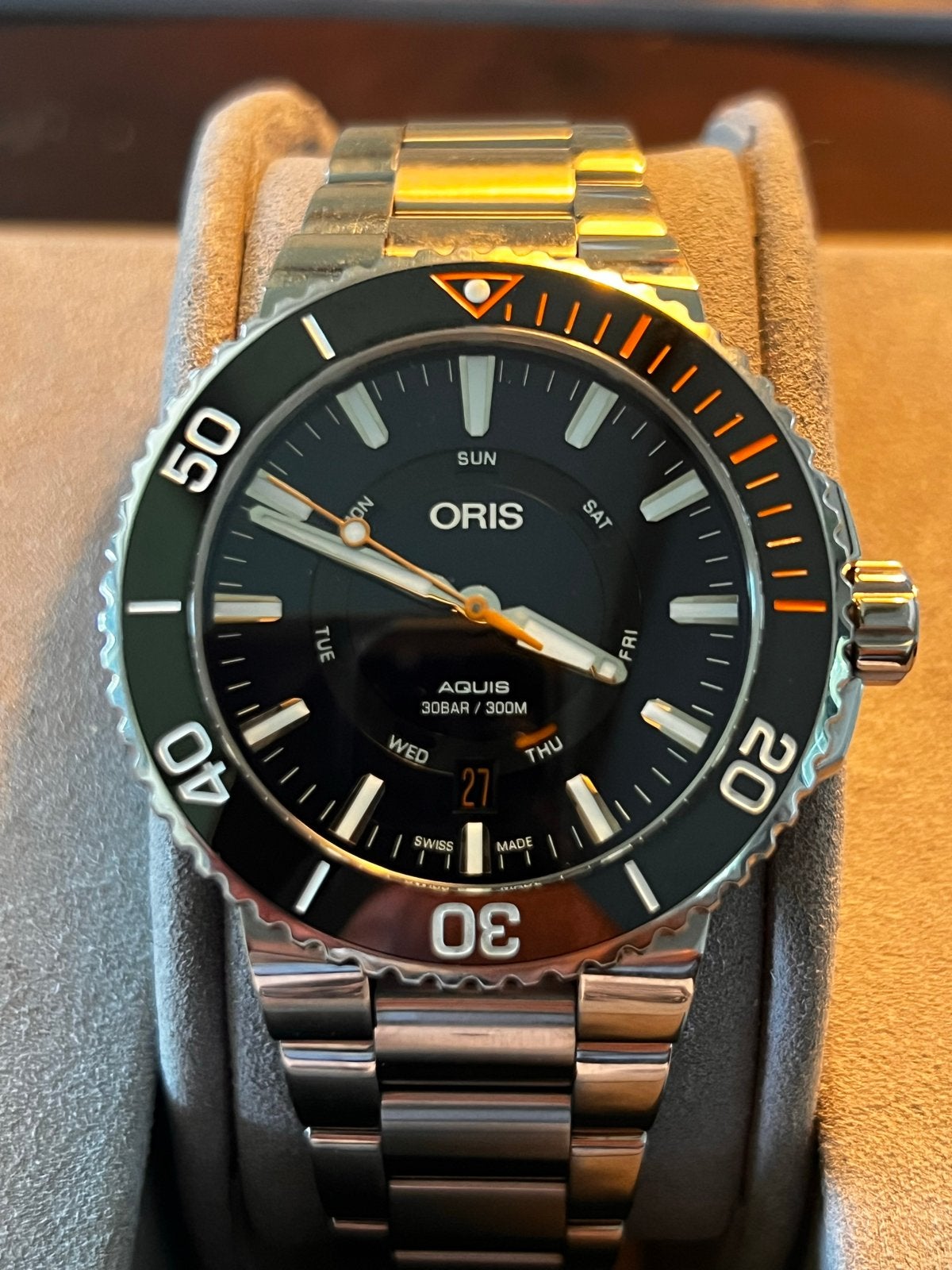 Oris Aquis Staghorn Restoration Limited Edition Horloge, Overige merken, Staal, Staal, Polshorloge