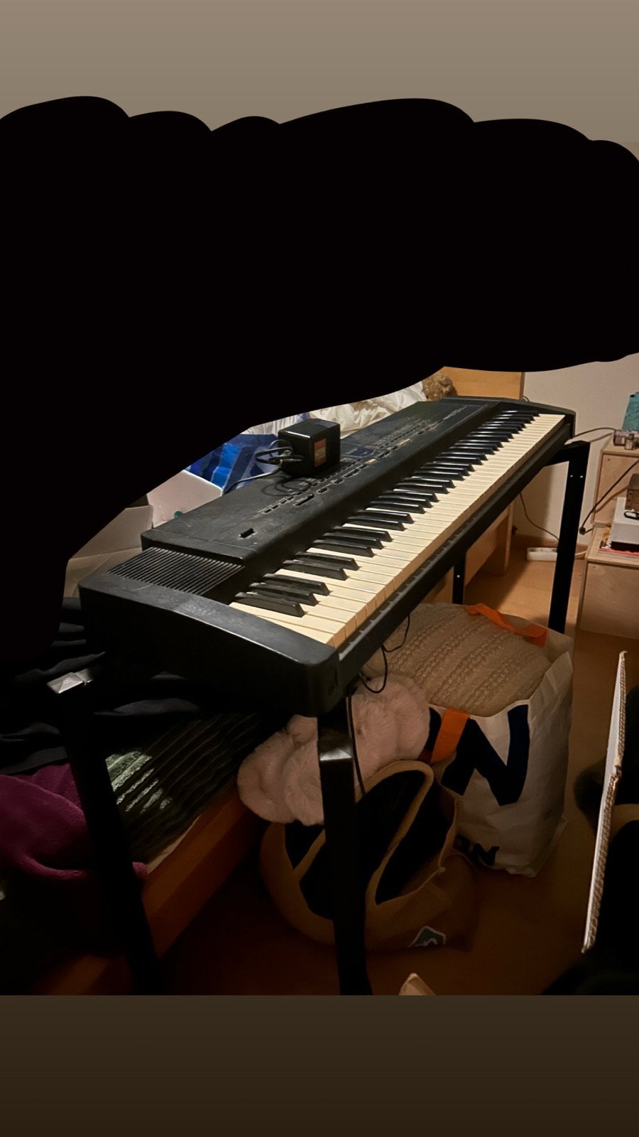 Roland EP-707 Digital Intelligent Piano met standaard, Ophalen, Gebruikt, Roland, Aanslaggevoelig