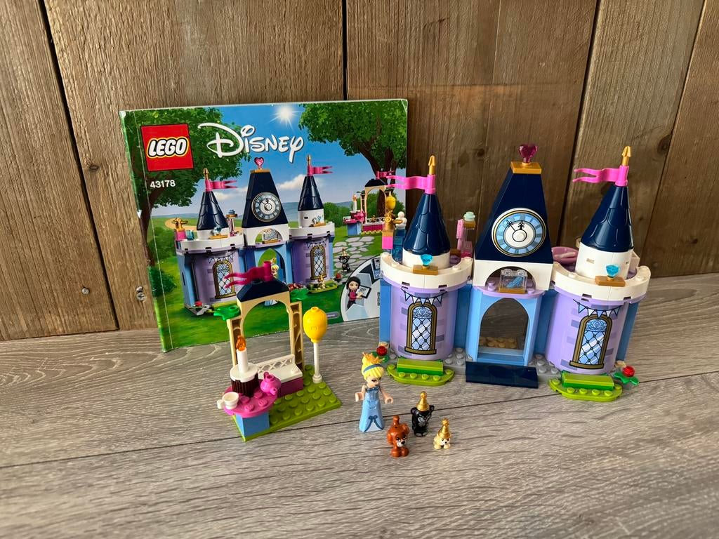 Lego disney 43197 - kasteel van assepoester!, Kinderen en Baby's, Speelgoed | Duplo en Lego, Ophalen of Verzenden, Zo goed als nieuw