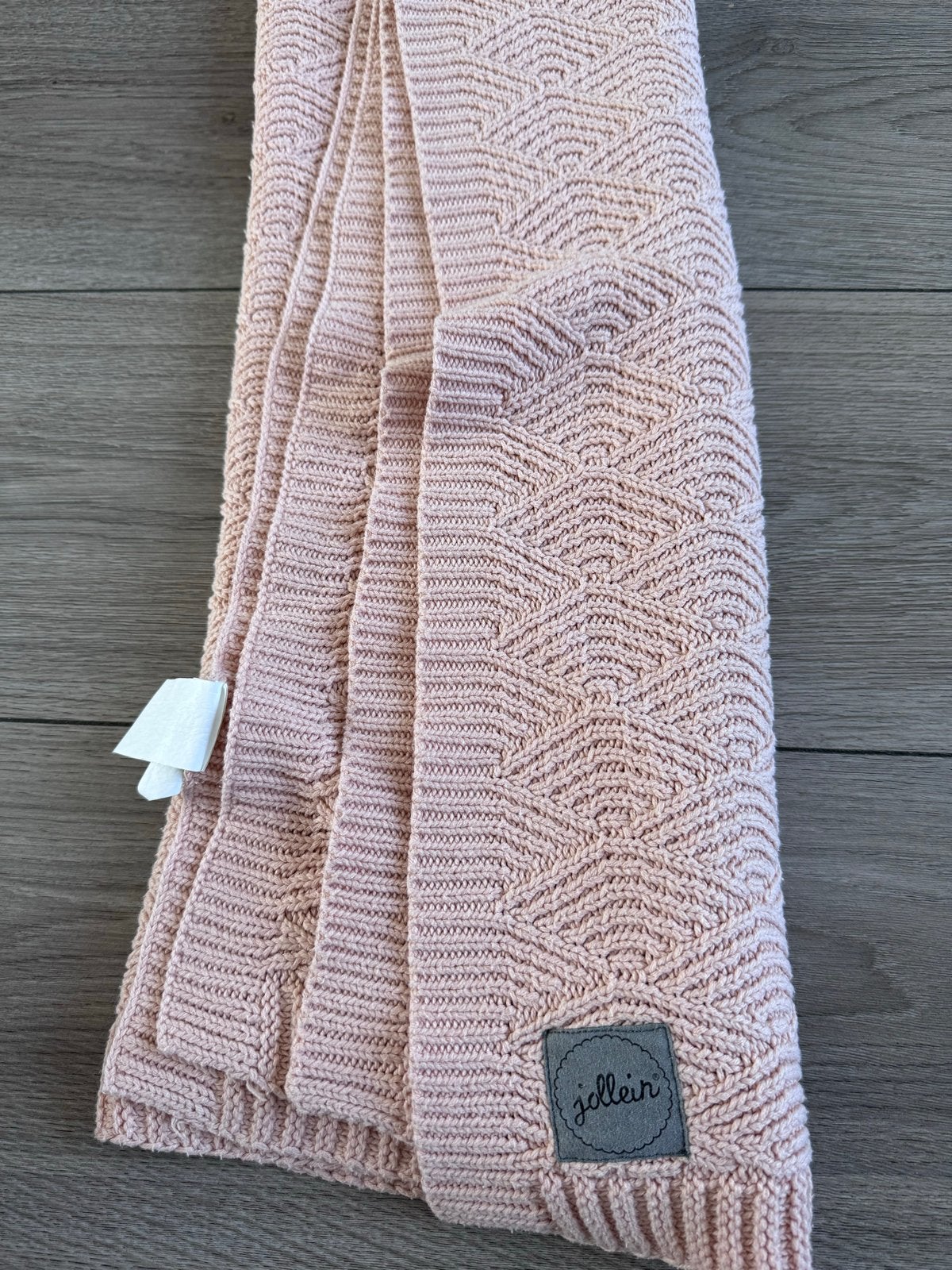 Jollein gebreide deken roze 75x100 cm TOG 1.0, Ophalen, Zo goed als nieuw, Deken
