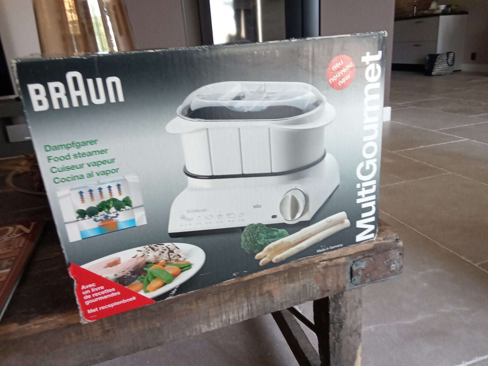 Braun multigourmet stoomkoker nieuw in doos, Witgoed en Apparatuur, Ophalen, Nieuw