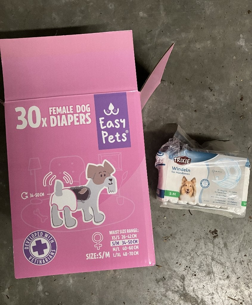 Diapers for female dogs in heat S/M, Trixie, Ophalen of Verzenden, Nieuw, Overige typen
