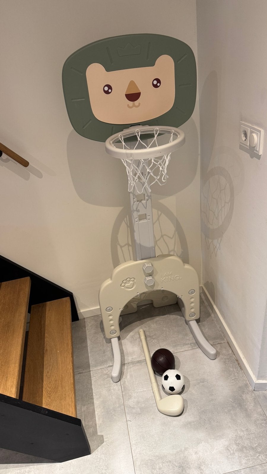 3-in-1 Kinderspeelplaats: Basketbal, Golf & Voetbal, Ophalen, Gebruikt, Overige typen