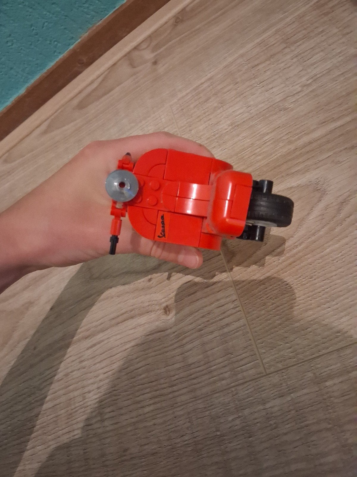 Lego Vespa Scooter - Rood Bouwmodel, Verzenden, Gebruikt, Overige merken