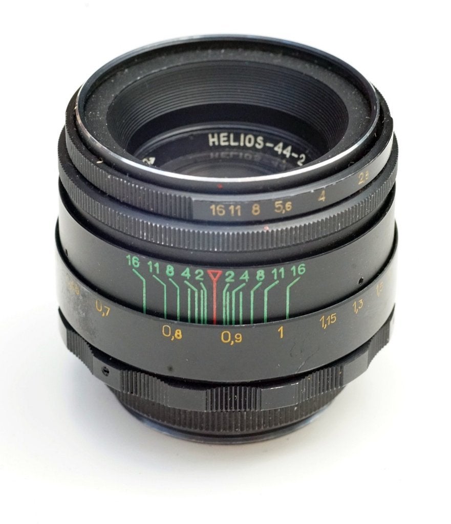 Helios 44-2 M42 58mm f2 bekend van het "Swirly Bokeh" effect, Ophalen of Verzenden, 1960 tot 1980