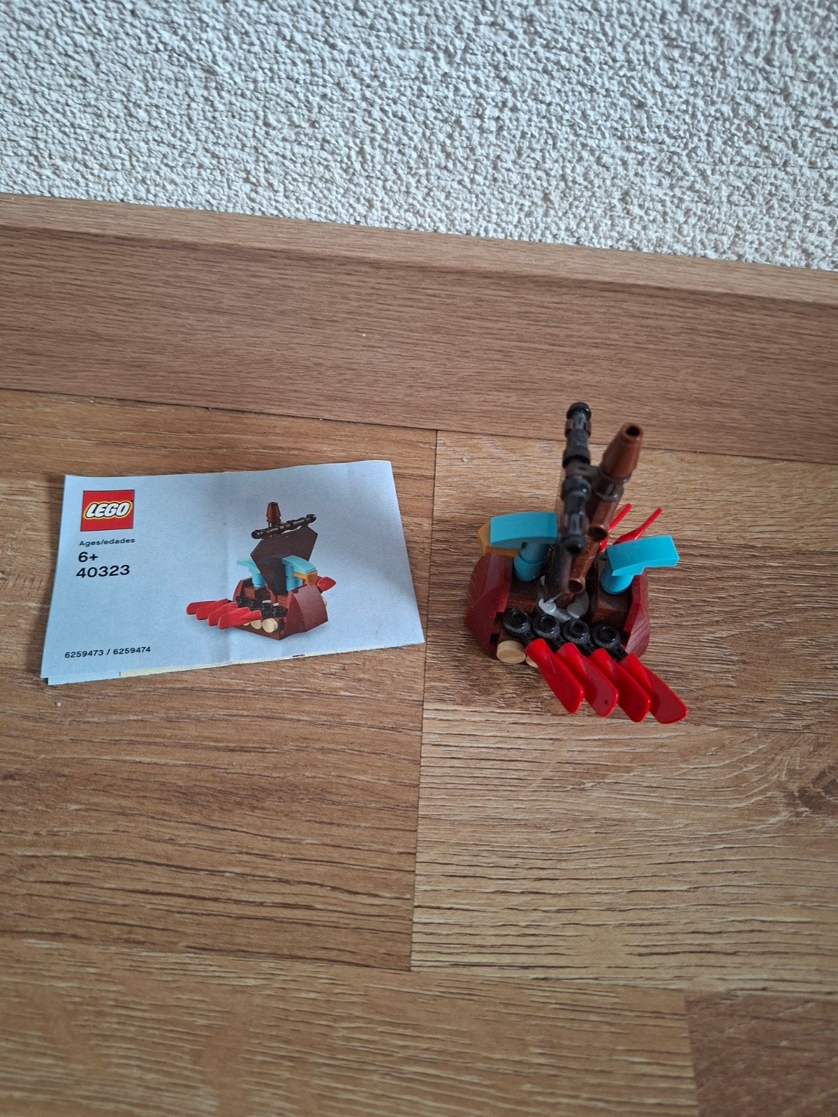 Lego 40323 Schip (MOC) met instructies, MOC (eigen creatie), Lego, Inclusief instructies, Ophalen of Verzenden