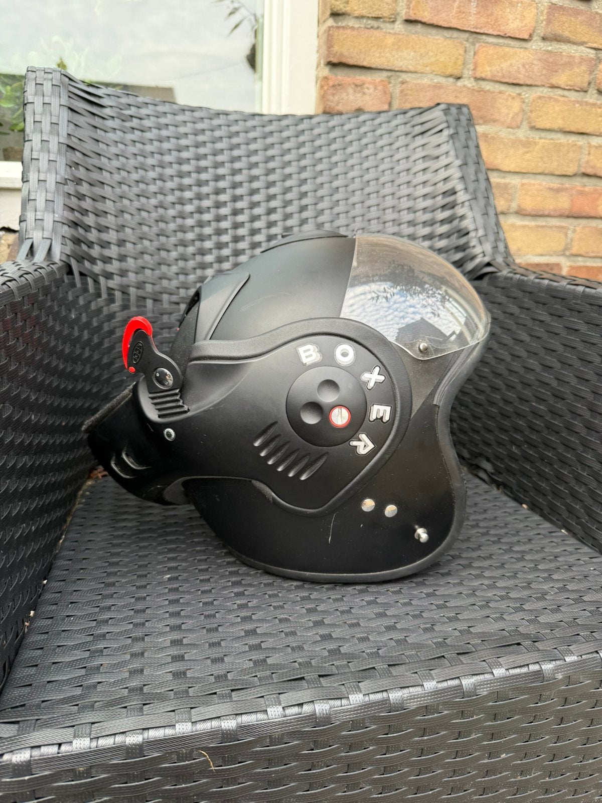 Boxer helm maat XS (54), Fietsen en Brommers, Ophalen of Verzenden, Zo goed als nieuw, Extra small of kleiner