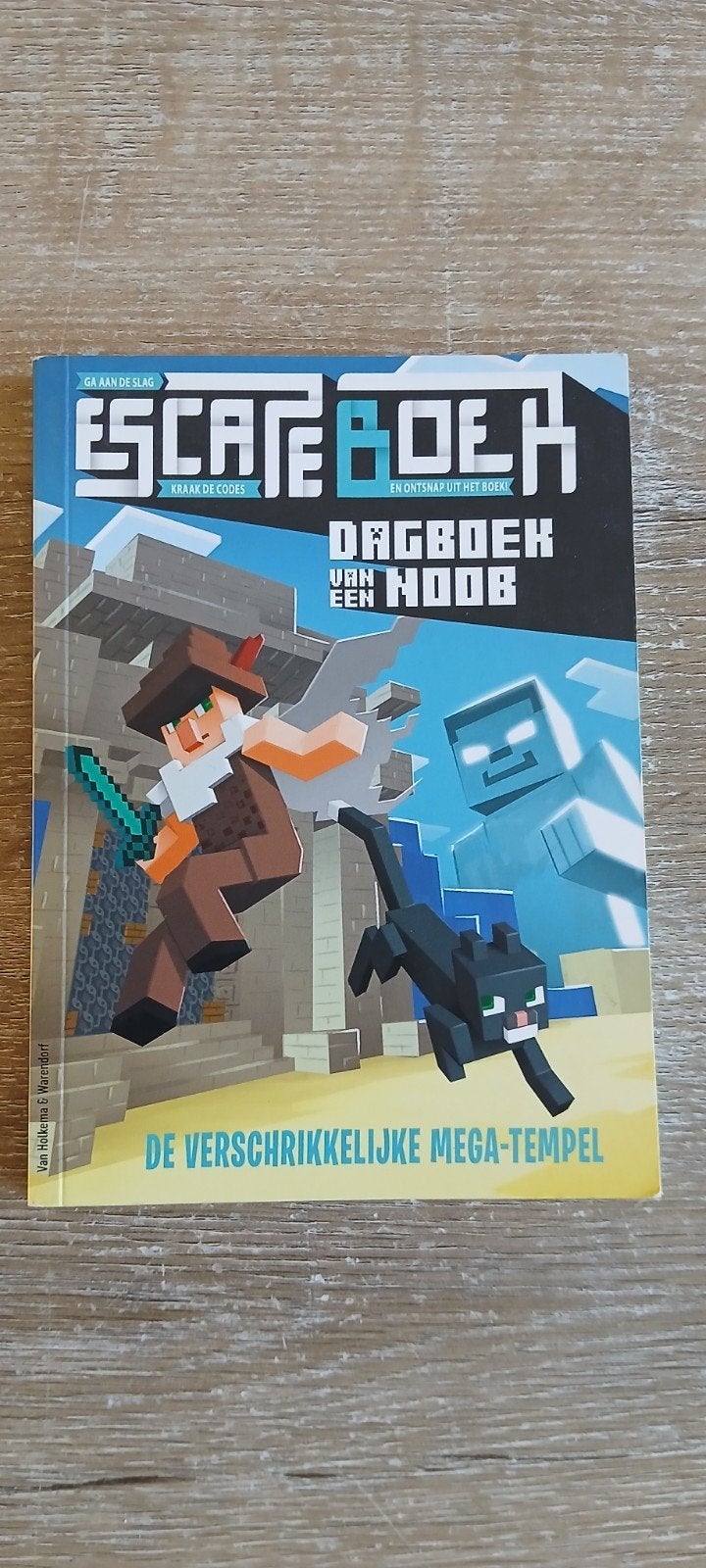 Escape Boek Dagboek van een Noob De Verschrikkelijke Mega, Ophalen of Verzenden, Zo goed als nieuw, Van Holkema & Warendorf, Fictie