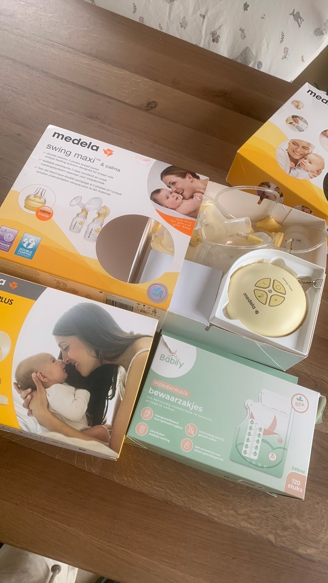 Medela Swing maxi kolfset + Afkolfset voor Symphony kolf, Ophalen, Gebruikt, Borstkolf