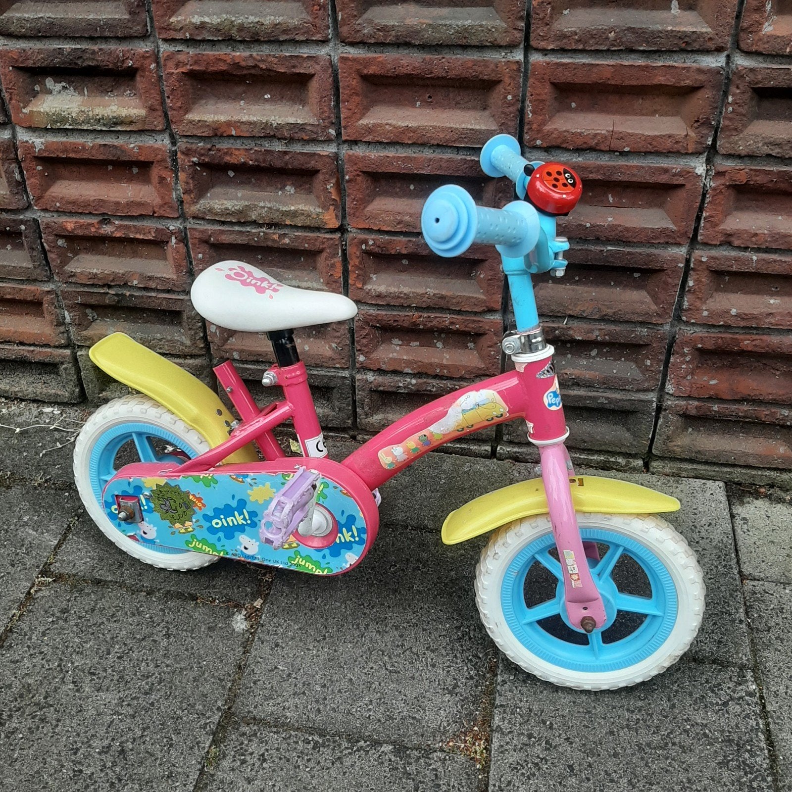 Pepa pig peuterfiets, Ophalen, Minder dan 16 inch