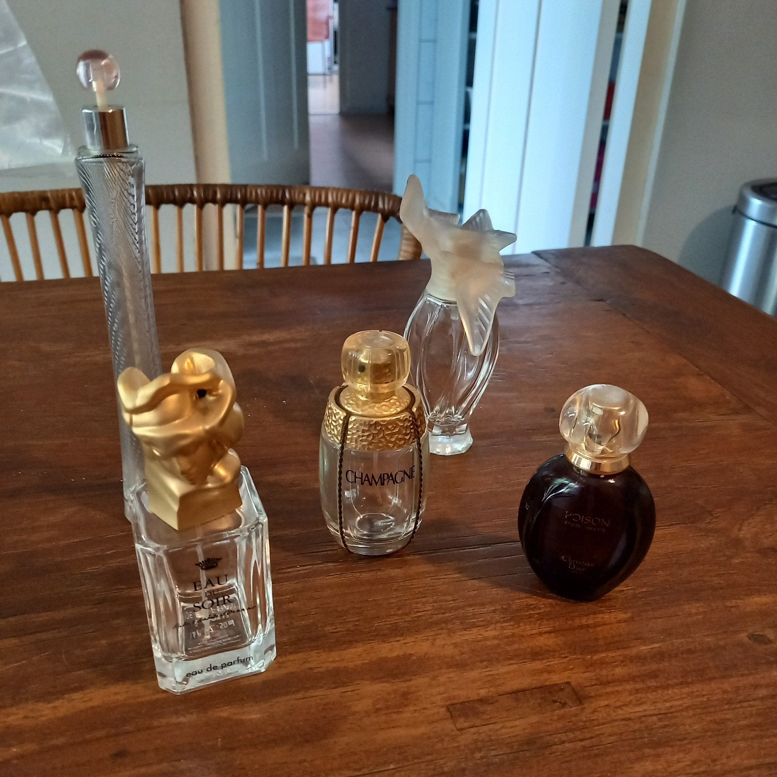 5 x Vintage lege fles parfum etc, Ophalen of Verzenden, Parfumfles