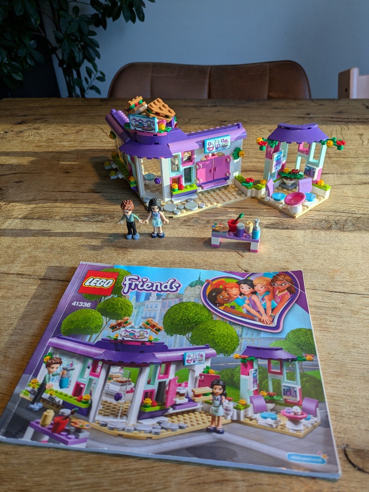 LEGO Friends 41336 Emma's kunstcafé, Gebruikt, Lego, Friends, Ophalen of Verzenden