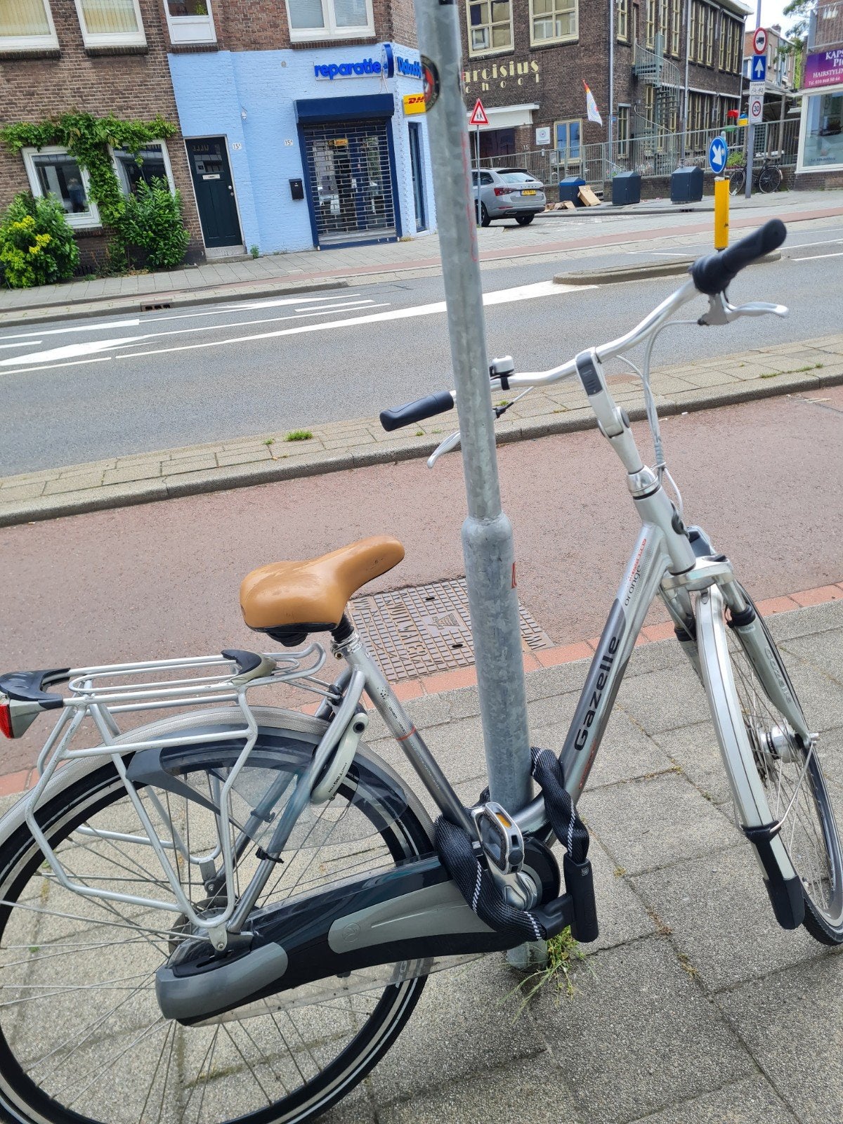 Gazelle Damesfiets - Comfortabel en Betrouwbaar, Fietsen en Brommers, Fietsen | Dames | Damesfietsen, Gebruikt, Velgrem, Versnellingen