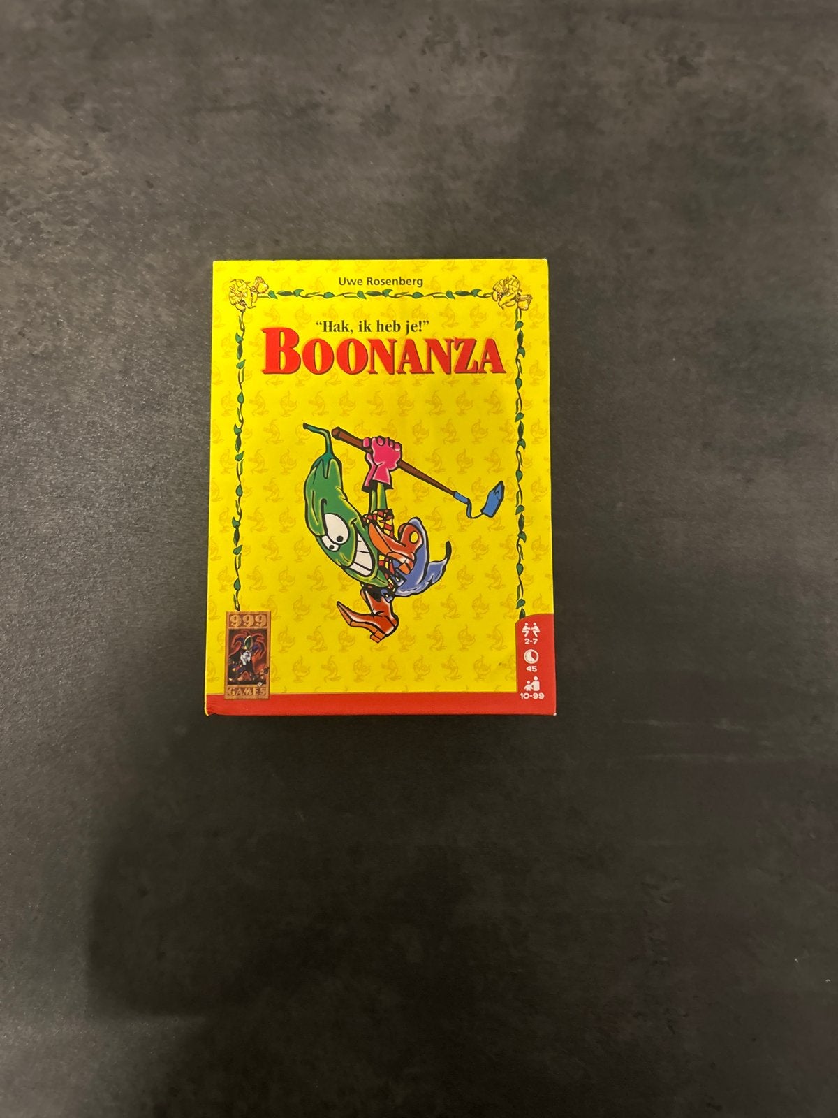 Boonanza Kaartspel - Het bonen ruilspel, Drie of vier spelers, Ophalen, Zo goed als nieuw