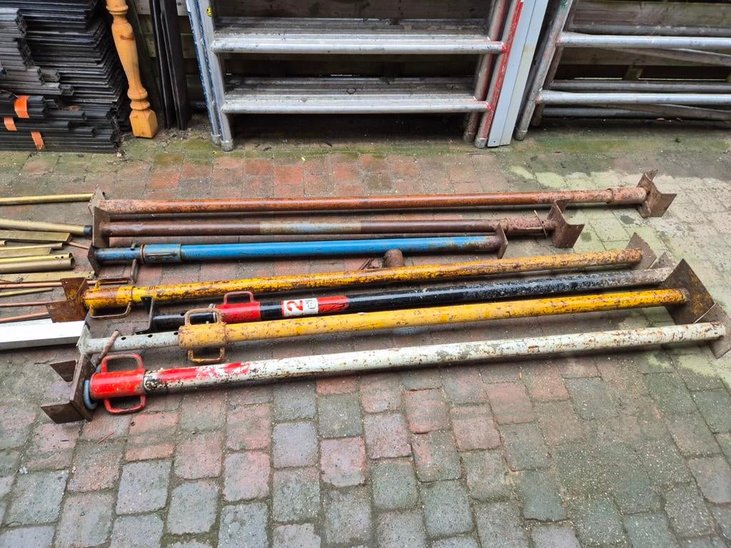 Bouwstempels / Bouwstutten - 5 stuks, Ophalen, Gebruikt, Overige typen, 2 tot 5 meter