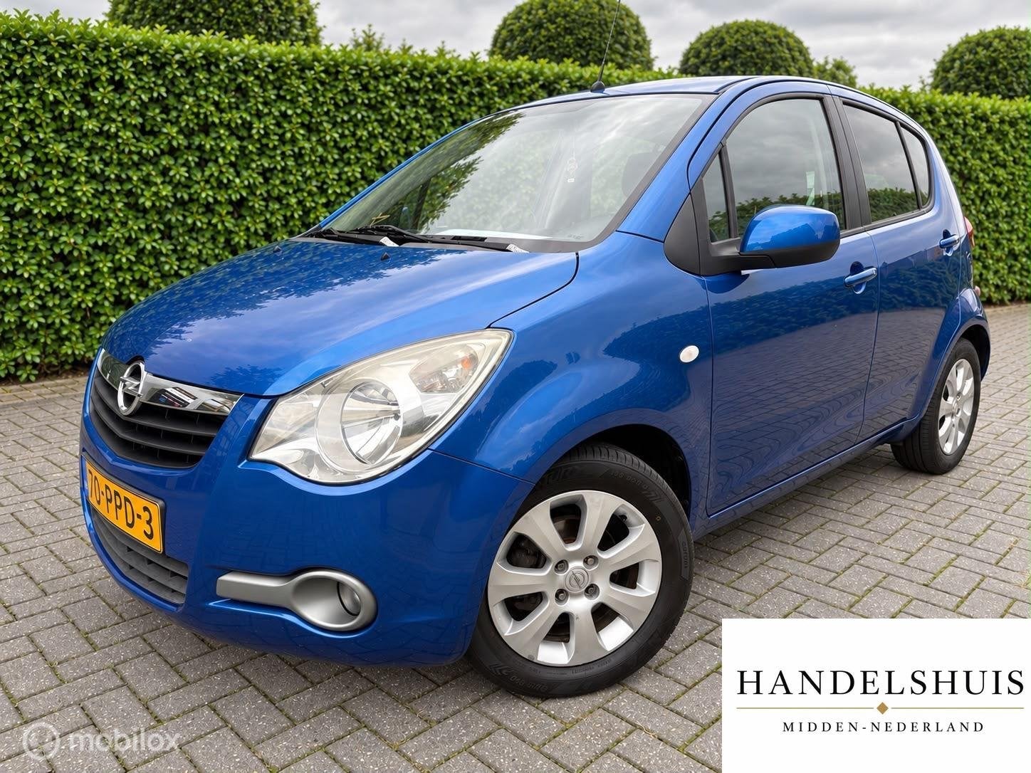 Opel Agila 1.0 5-deurs AircoVelgenElektrischPakketBluetooth, Auto's, Dealer onderhouden, Stof, Gebruikt, 31 €/maand
