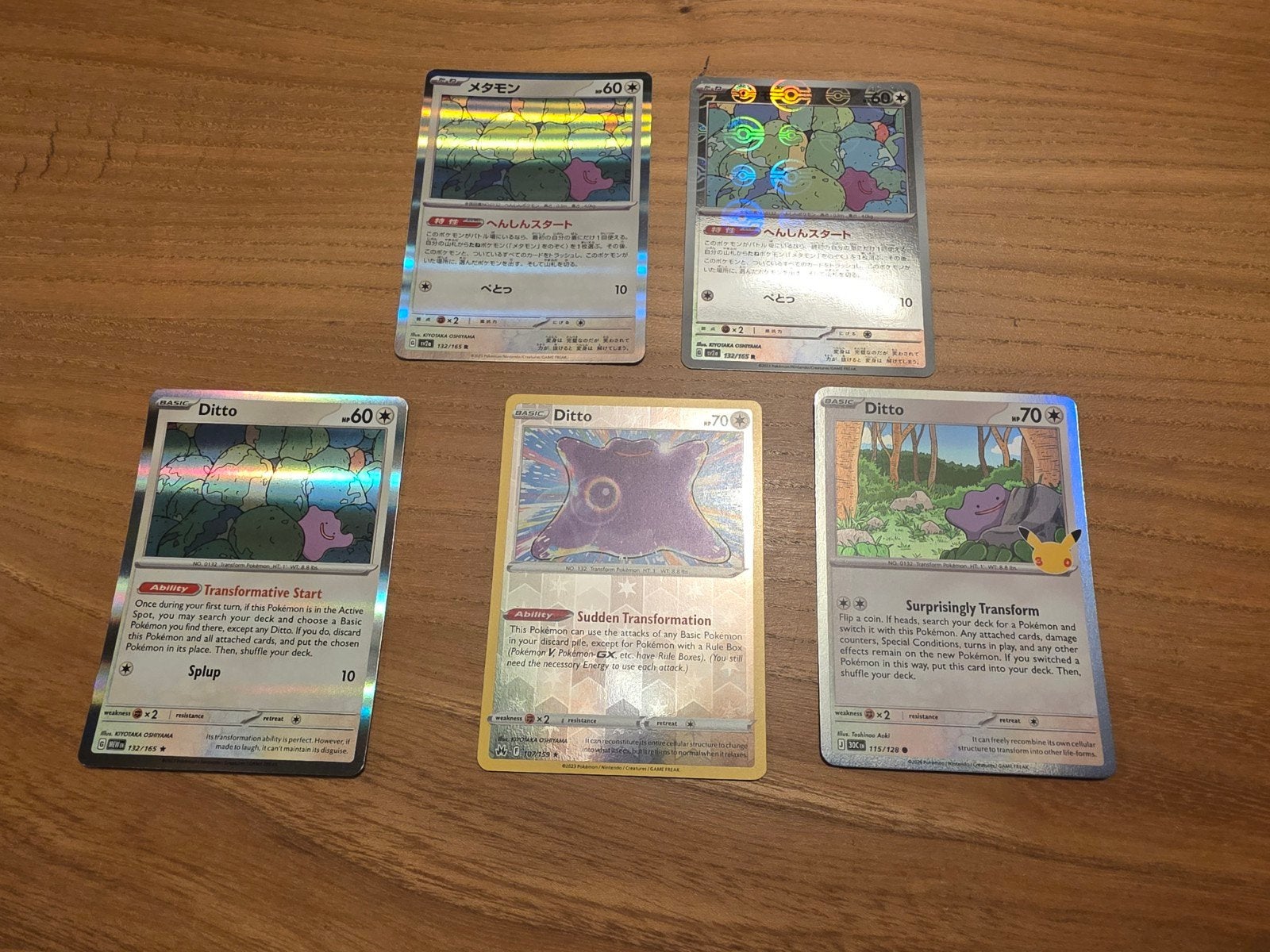Ditto pokemon kaarten set, Ophalen of Verzenden, Meerdere kaarten