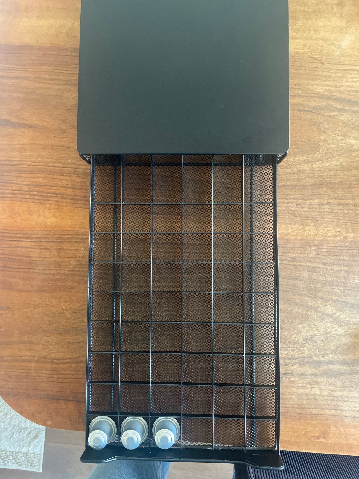 Nespresso capsulehouder met lade - Zwart, Huis en Inrichting, Ophalen, Overige typen, Zo goed als nieuw, Zwart