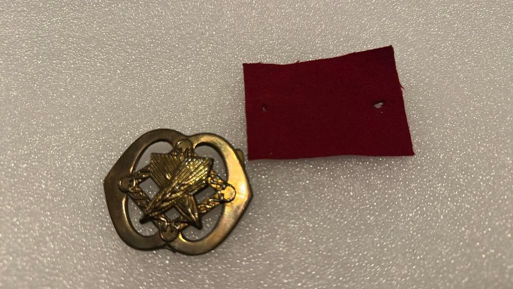 Korps verpleging troepen baret embleem!, Ophalen of Verzenden, Landmacht, Nederland, Embleem of Badge