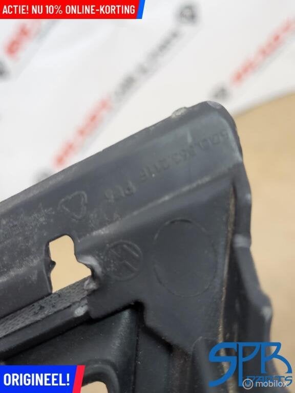 VW Golf 7 MISTLAMP ROOSTER GRILL LINKS 5G0853211F 5G0853807A, Gebruikt, Volkswagen, Ophalen of Verzenden, Volkswagen