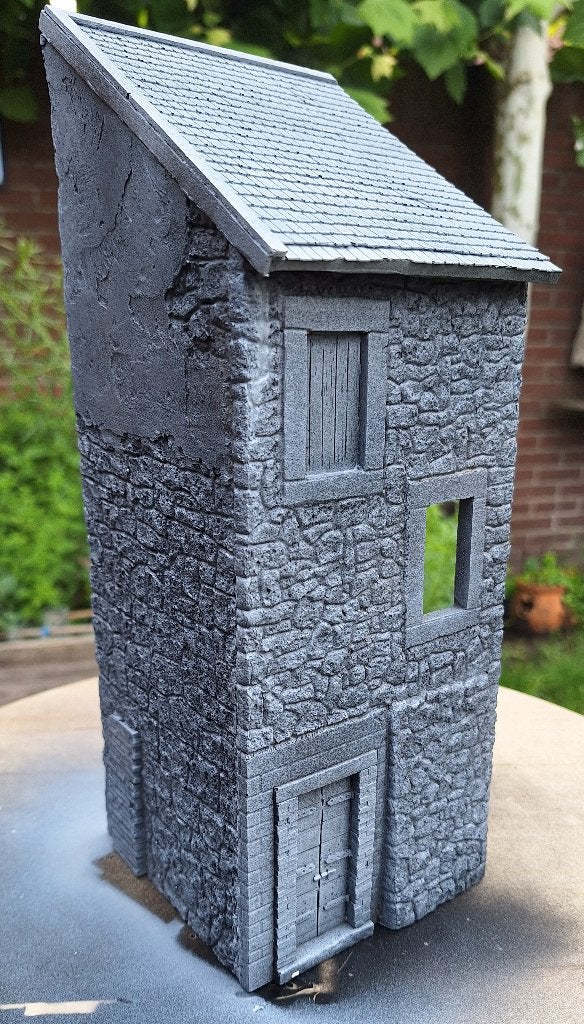 Diorama gebouwtje -Frankrijk / Belgie / Ardennen -resin 1/35, Verzenden, Zo goed als nieuw, 1:35 tot 1:50, Diorama