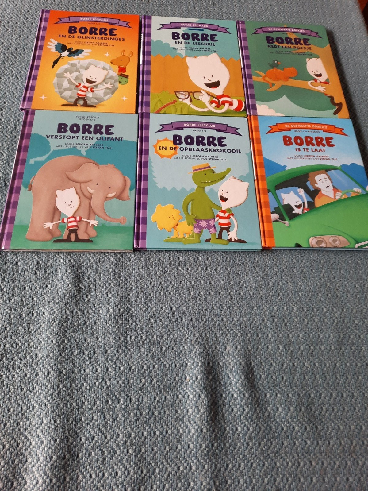 6 Borre boekjes in nieuwstaat - leesclub, Ophalen of Verzenden, Nieuw, Fictie algemeen